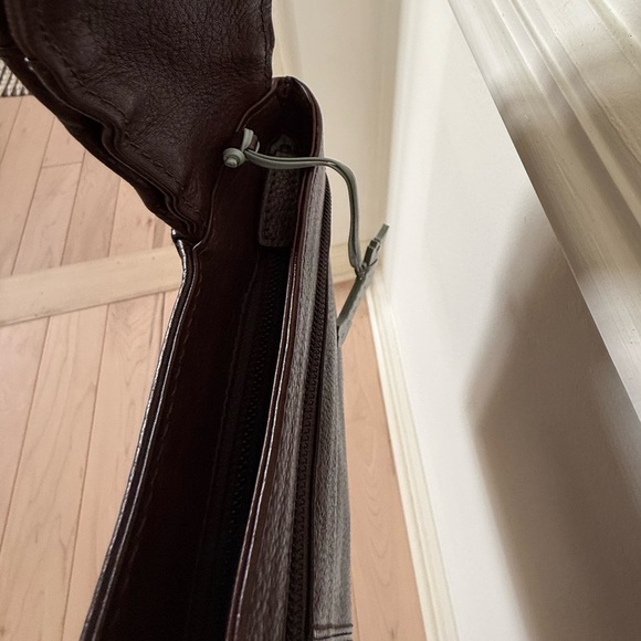 Radley London Messenger Crossbody Satchel Brown Leather Adjustable Bag - Picture 12 of 14